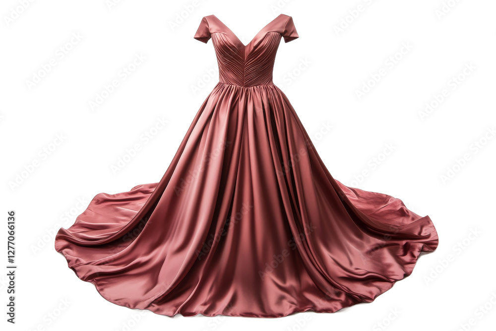 Obraz premium Elegant satin gown perfect for formal occasions