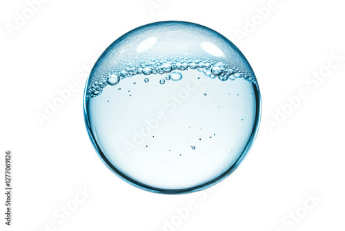 Wallpaper Mural Clear water bubble floating in bright light Torontodigital.ca