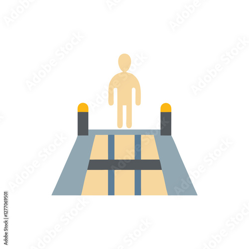  Creative Pedestrian Walkway Illustration for Promotion
