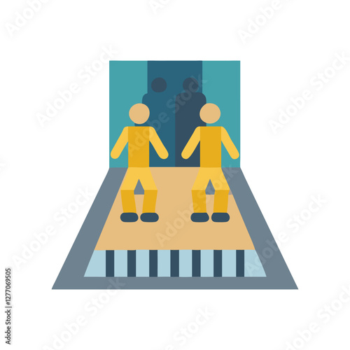  Dynamic Pedestrian Walkway Graphic for City Planning