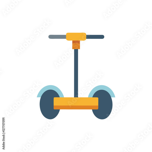  Innovative One-Wheel Scooter Illustration for Campaigns