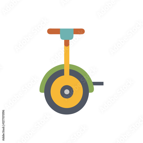  Versatile One-Wheel Scooter Graphic for Branding