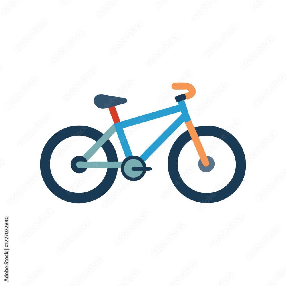 Stylish Mountain Bike Icon for Marketing Purposes Stylish Mountain Bike Icon for Marketing Purposes