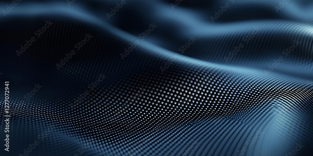 Abstract Dark Blue Wavy Mesh Texture Background: Design, Pattern, Surface, Grid, Dots, 3D, Modern, Digital, Geometric, Lines Abstract Dark Blue Wavy Mesh Texture Background: Design, Pattern, Surface, Grid, Dots, 3D, Modern, Digital, Geometric, Lines