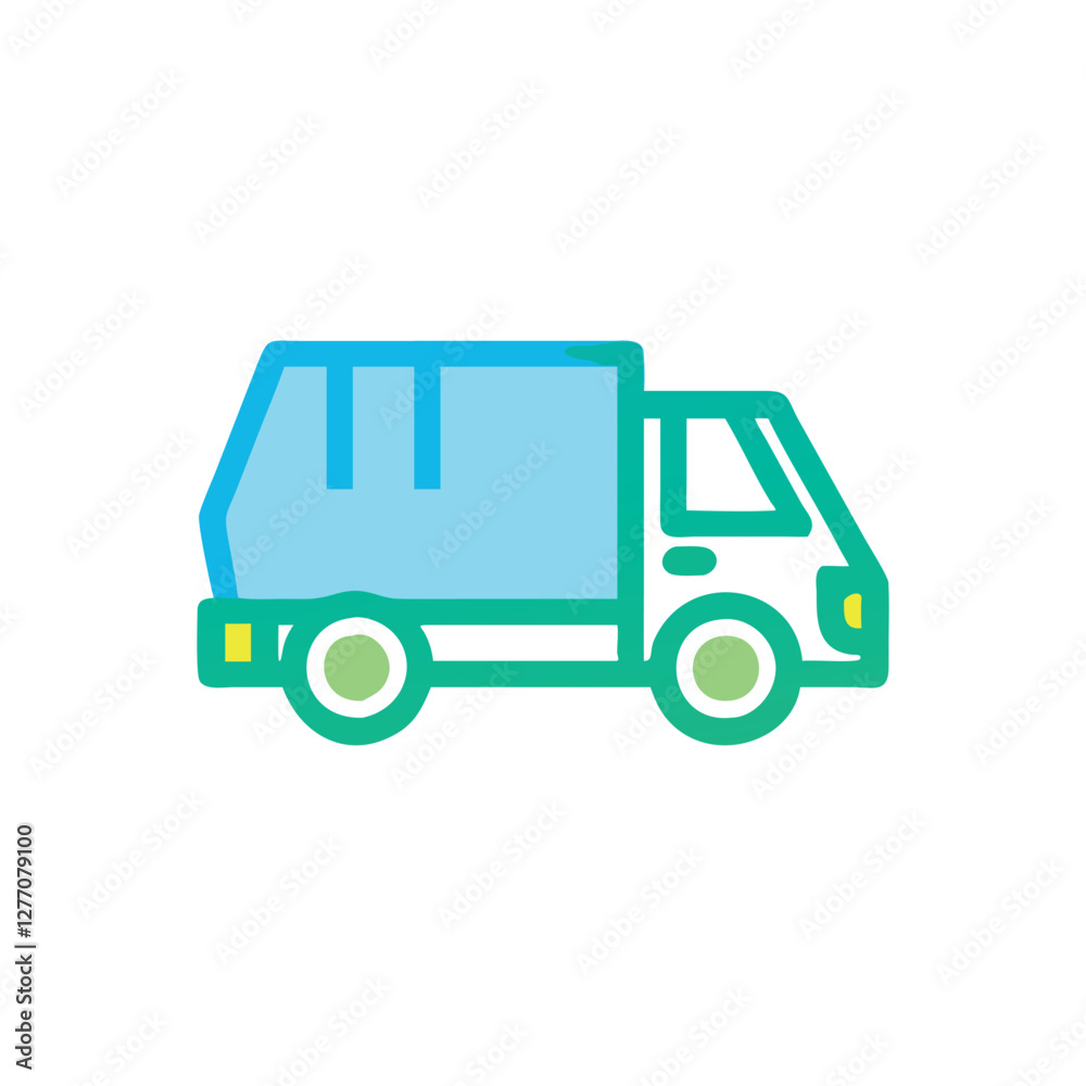 Garbage Truck Icon for Waste Management Garbage Truck Icon for Waste Management