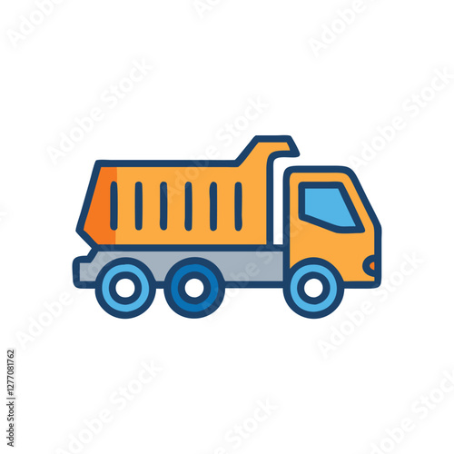  Dump Truck Icon for Construction Projects