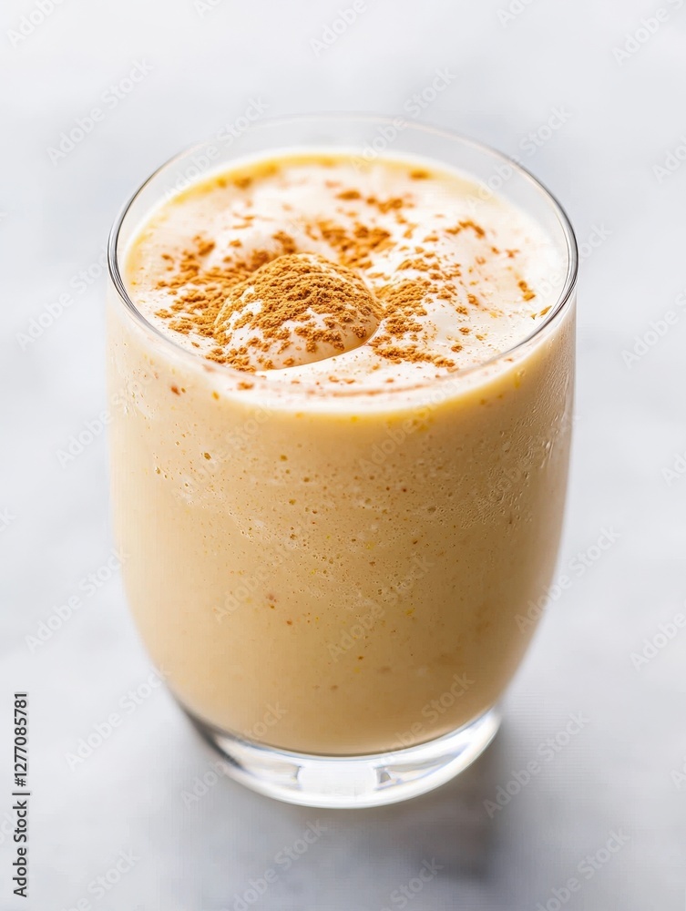 A refreshing glass filled with a smooth beverage, perfectly chilled for enjoying any time A refreshing glass filled with a smooth beverage, perfectly chilled for enjoying any time