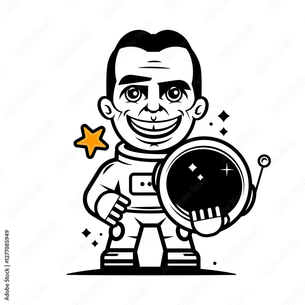cosmonaut helmet 3d icon. Space Helmet 3d illustration cosmonaut helmet 3d icon. Space Helmet 3d illustration