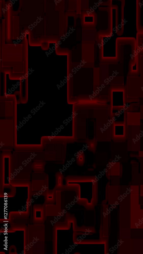 Diseño abstracto rojo y negro adecuado para fondos, banners y proyectos de arte digital con una estética moderna y atrevida.