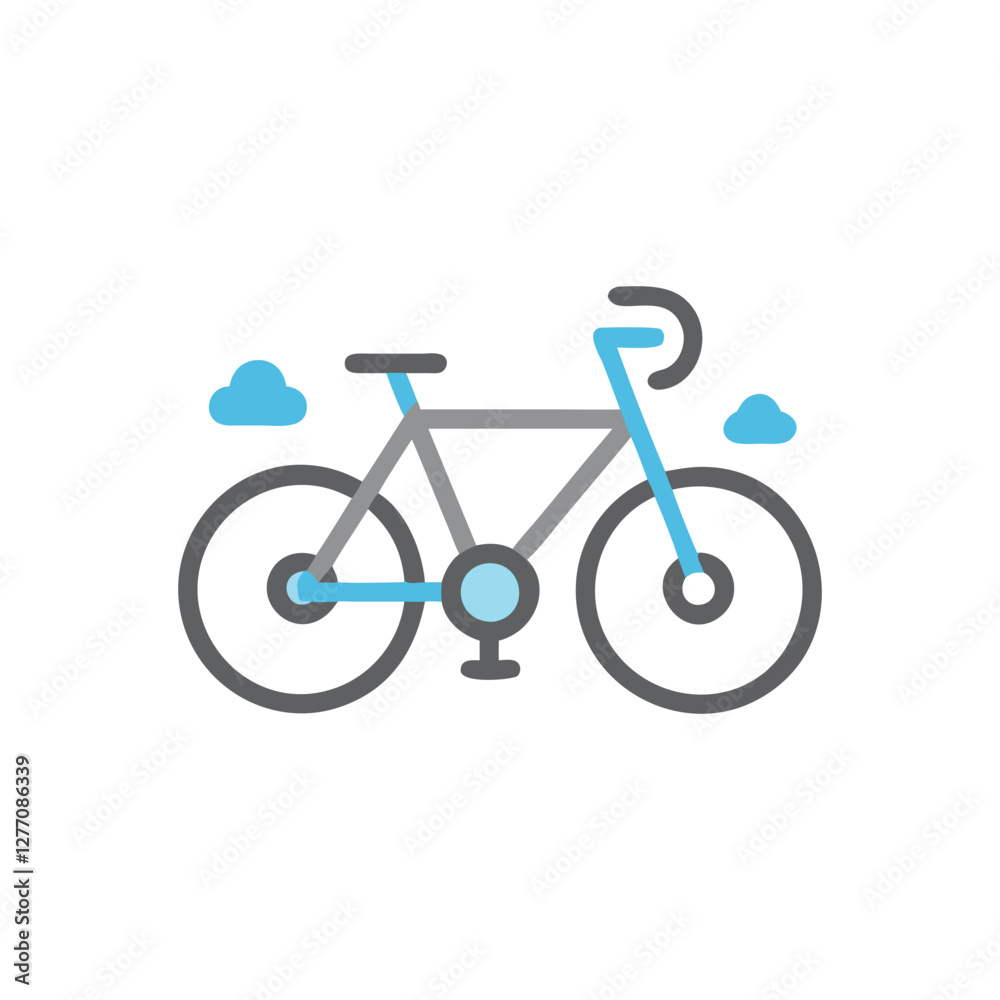 Bicycle Icon for Sustainable Transport Solutions Bicycle Icon for Sustainable Transport Solutions