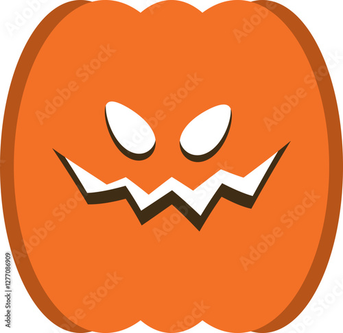 illustration of jack o lantern pumpkin halloween