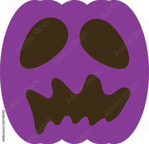 illustration of jack o lantern pumpkin