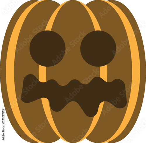 illustration of jack o lantern pumpkin