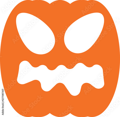 illustration of jack o lantern pumpkin