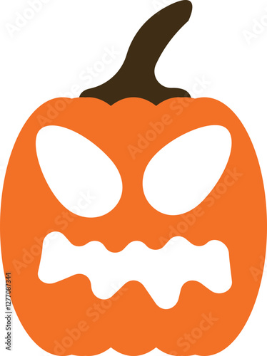 illustration of jack o lantern pumpkin