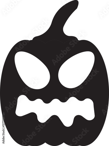 illustration of jack o lantern pumpkin