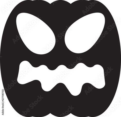 illustration of jack o lantern pumpkin