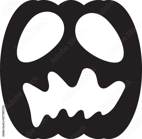 illustration of jack o lantern pumpkin