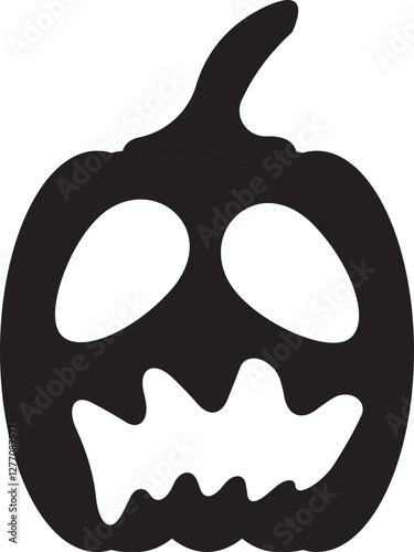 illustration of jack o lantern pumpkin