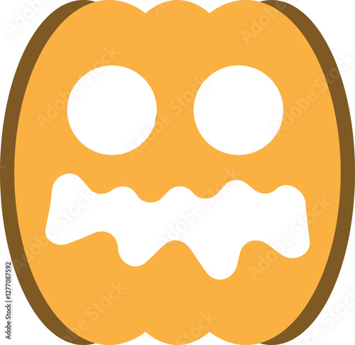 illustration of jack o lantern pumpkin