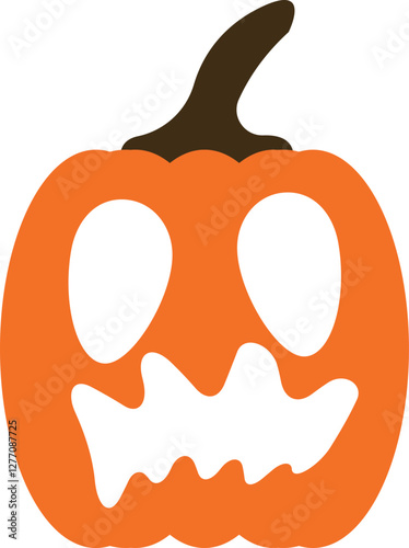 illustration of jack o lantern pumpkin