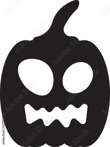 illustration of jack o lantern pumpkin