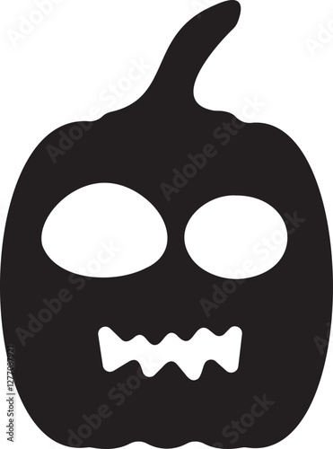 illustration of jack o lantern pumpkin