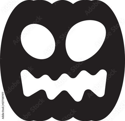 illustration of jack o lantern pumpkin halloween