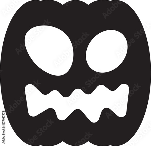 illustration of jack o lantern pumpkin halloween