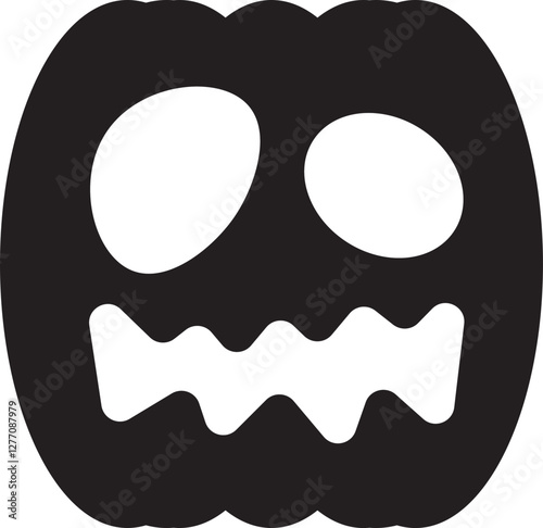 illustration of jack o lantern pumpkin halloween