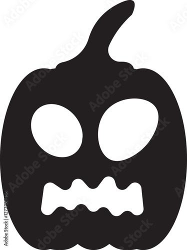 illustration of jack o lantern pumpkin halloween