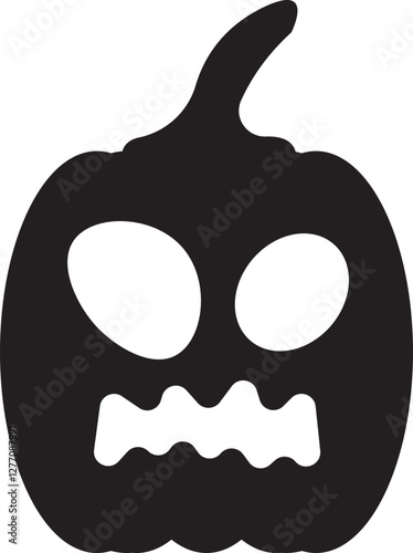 illustration of jack o lantern pumpkin halloween