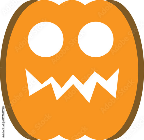 illustration of jack o lantern pumpkin halloween