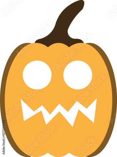 illustration of jack o lantern pumpkin halloween