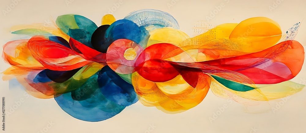 Obraz premium Abstract Colorful Shapes