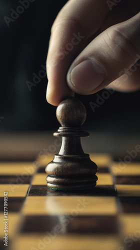 Chess Piece in Play