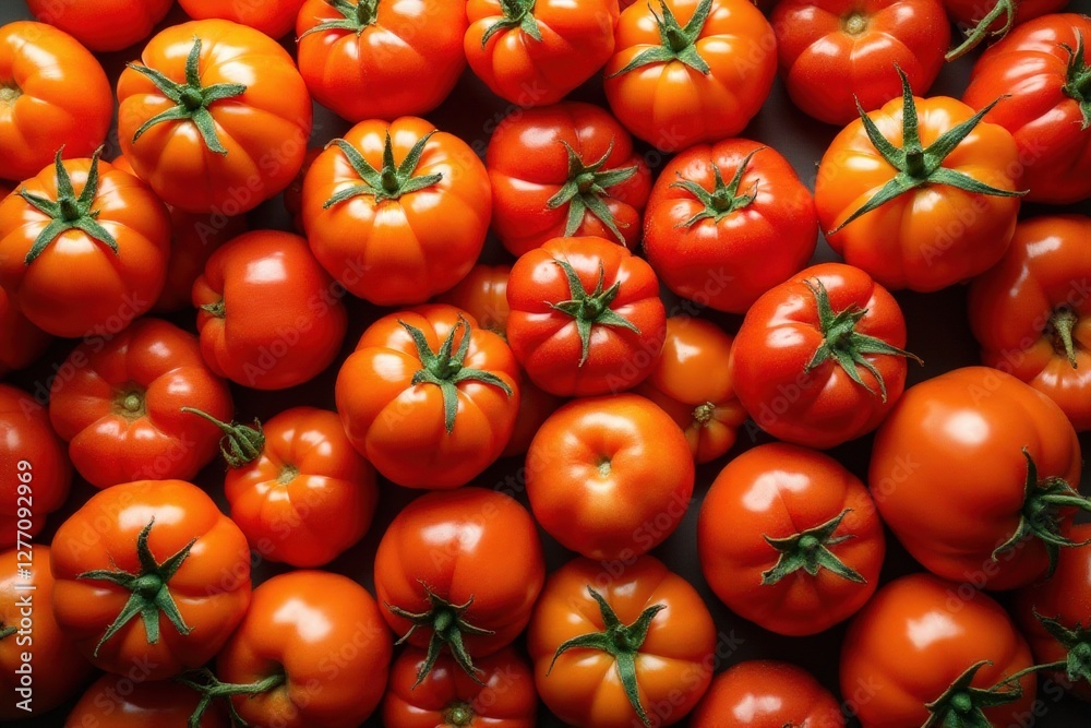 View of colorful tomatoes, full framed, top view View of colorful tomatoes, full framed, top view