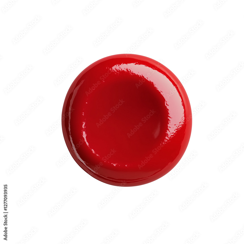 Red blood cell isolated on white Red blood cell isolated on white