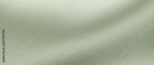 Pastel green gray grainy background, light khaki smooth noise texture banner, header poster backdrop design