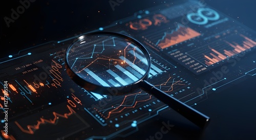 Auditoría empresarial gestión financiera de acciones en estrategia de análisis de datos con marketing contable gráfico o concepto de beneficio de investigación de inversión económica de gráfico de inf