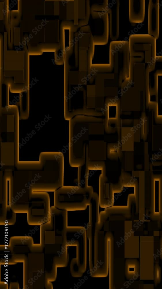 Diseño geométrico abstracto negro y dorado para conceptos modernos y de lujo, ideal para fondos, branding y proyectos de diseño de alta gama.