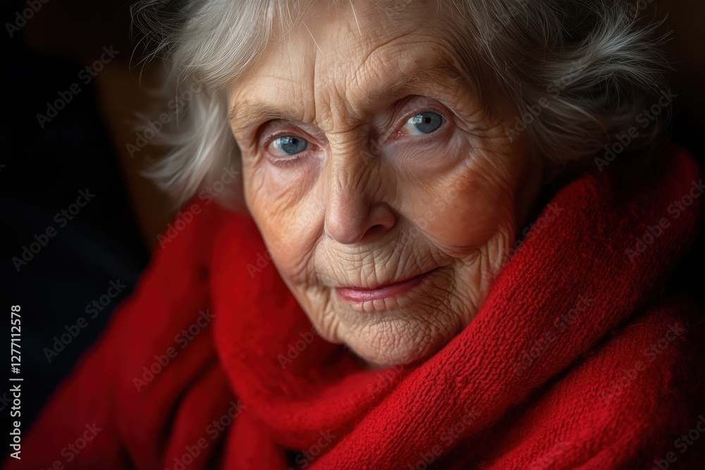 A Close-Up Portrait of an Elderly Woman: A Study in Wrinkles, Time, and the Beauty of Aging. A Thoughtful Expression and Serene Demeanor are Captured in this Powerful Image. A Close-Up Portrait of an Elderly Woman: A Study in Wrinkles, Time, and the Beauty of Aging. A Thoughtful Expression and Serene Demeanor are Captured in this Powerful Image.