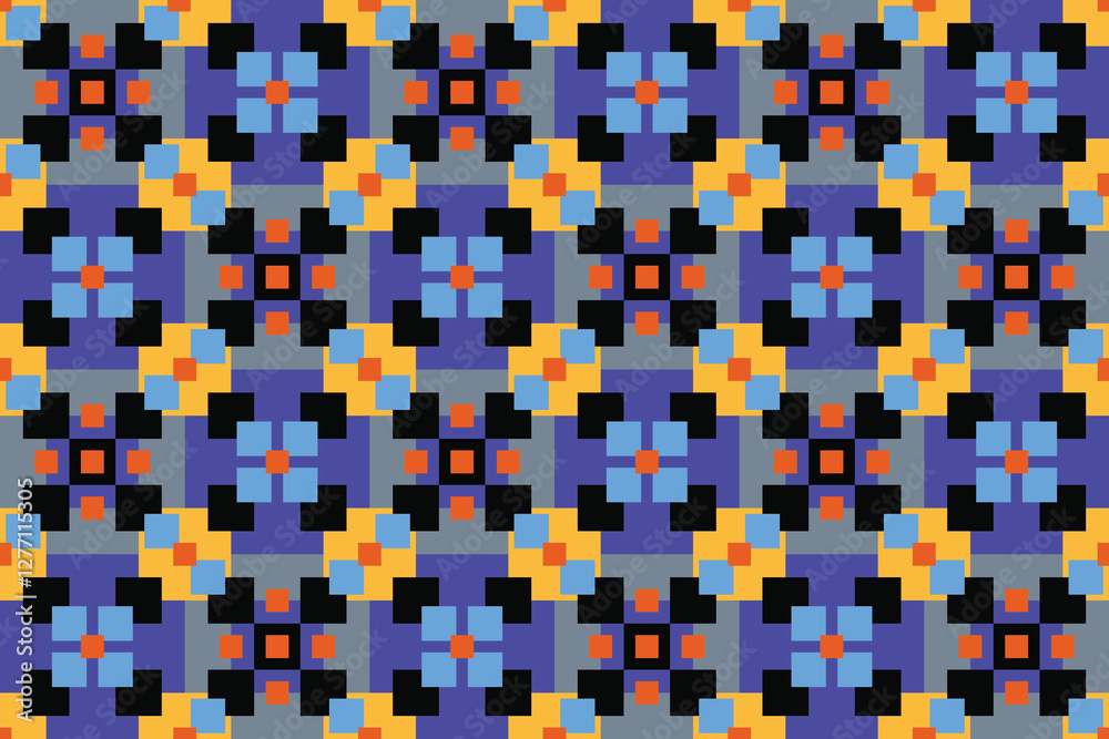 seamless pattern with squares