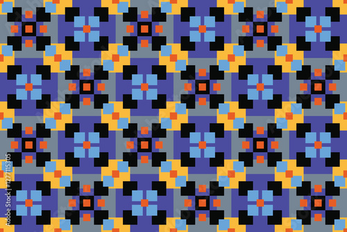 seamless pattern with squares