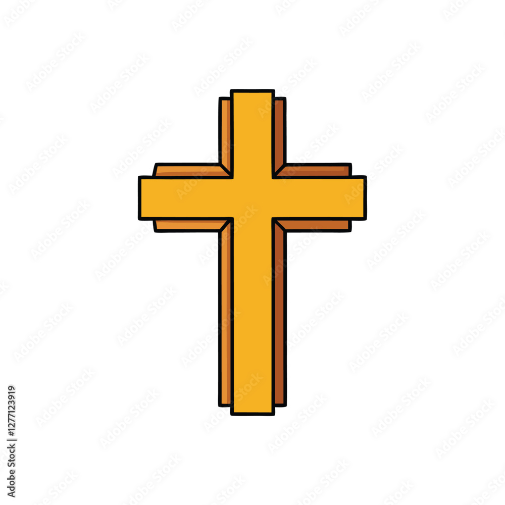 Good Friday vector art illustration for Christian ,Jesus, bible, cross, Good Friday topography Good Friday vector art illustration for Christian ,Jesus, bible, cross, Good Friday topography