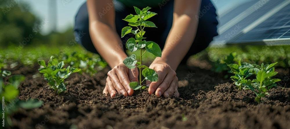 Planting hope nurturing sustainability in a green future Planting hope nurturing sustainability in a green future