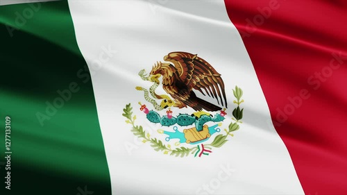 flag of mexico amimation 