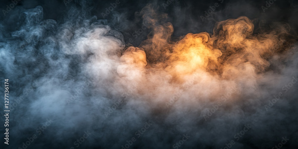 Dramatic Smoke Patterns, Studio Lighting, Abstract Background, Visual Effect Dramatic Smoke Patterns, Studio Lighting, Abstract Background, Visual Effect