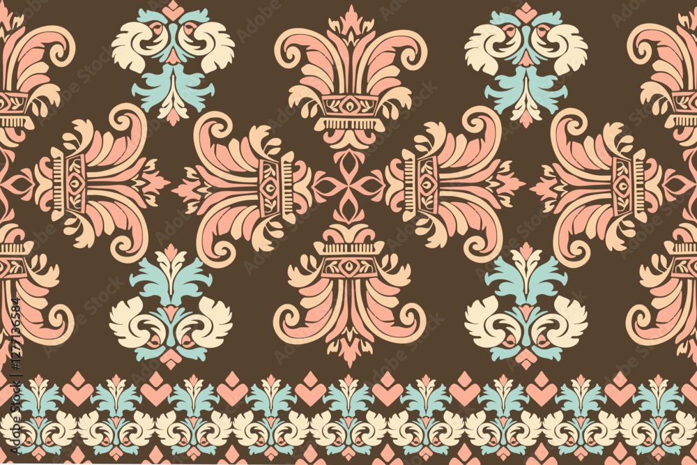 Fototapeta premium seamless floral pattern