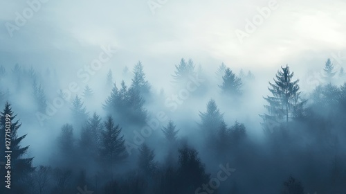 Abstract Blue Fog Texture Overlay: Abstract blue fog texture overlay.